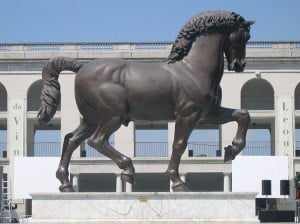 Cheval en Bronze